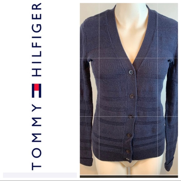Tommy Hilfiger Button Front Cardigan- XS - Picture 1 of 7